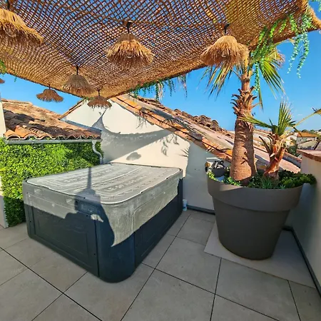 Maison Familiale Avec Jacuzzi Dom wakacyjny Portiragnes